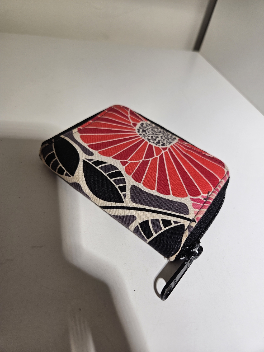 VERA Bradley Floral Mini Zip Wallet - As Shown some wear.